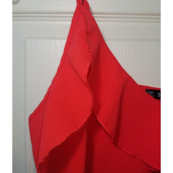 Camisole Shein top adjustable straps size Medium Ruffled Camisole Top - Picture 5 of 7